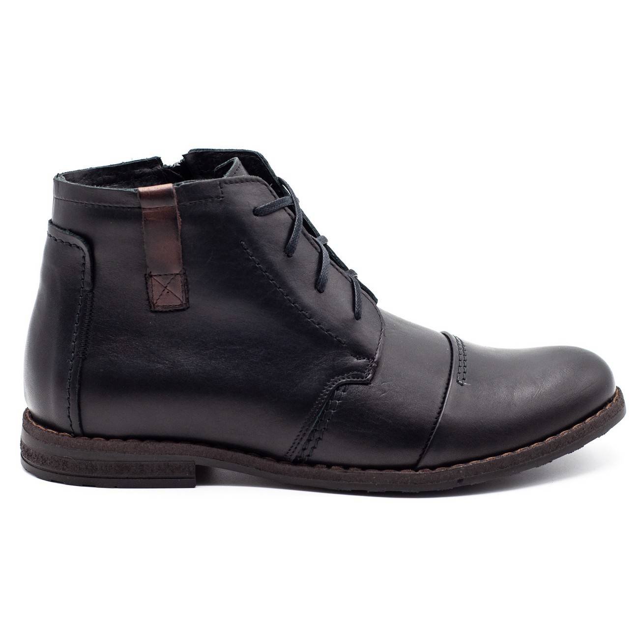 Buty męskie zimowe 315J czarne - Joker