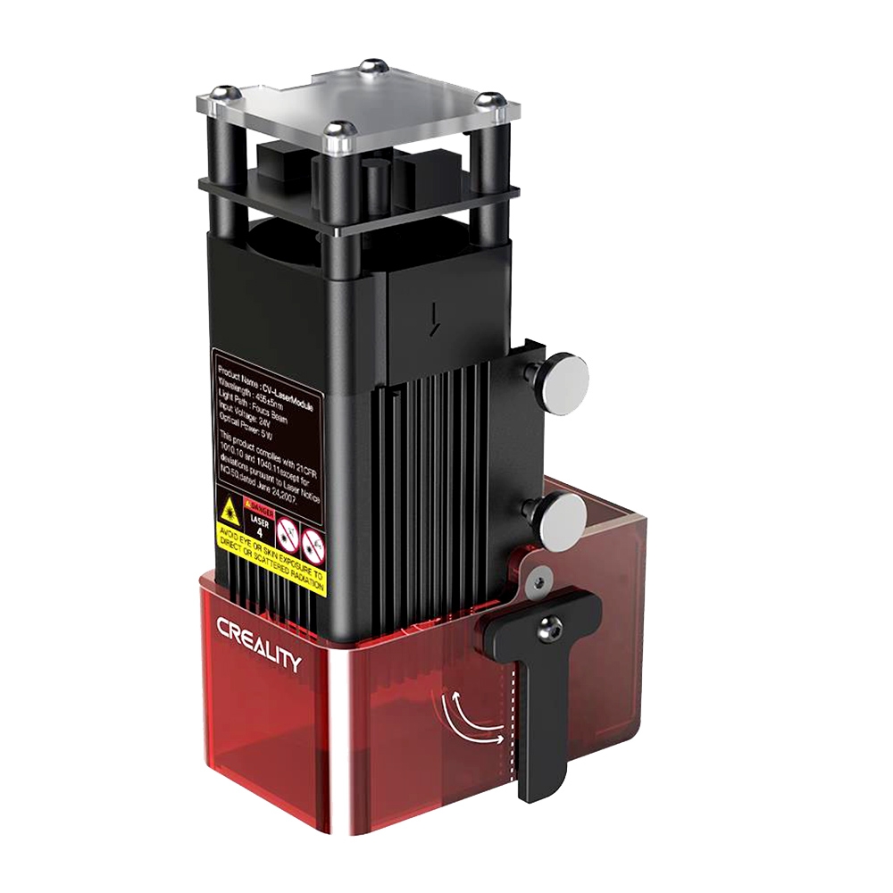 Creality Ender-3 S1/S1 Pro CV-LaserModule 24V 5W 3D Printer Part Precise Focusing Soot Absorption Engraving Laser Head