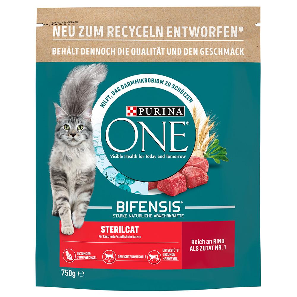 Purina ONE SterilCat, wołowina - 750 g