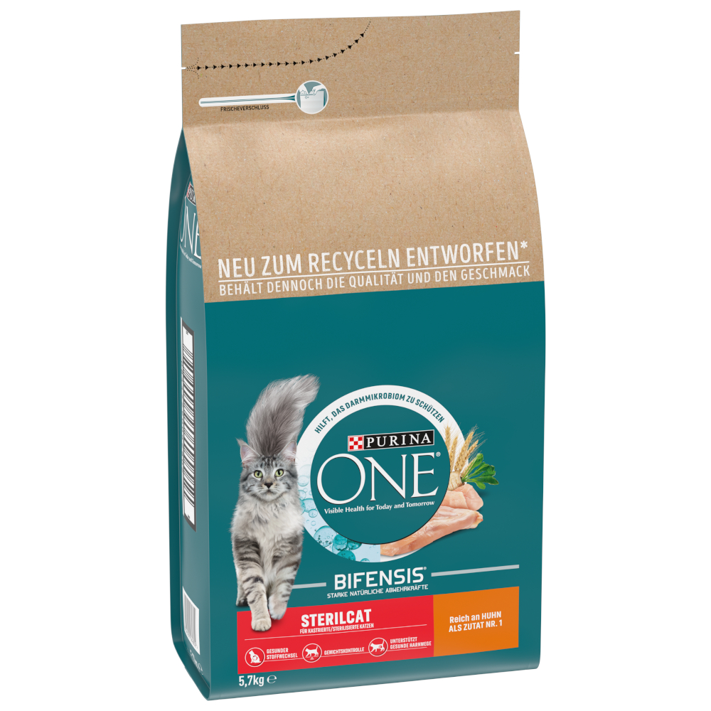 Purina ONE Sterilcat z kurczakiem - 5,7 kg