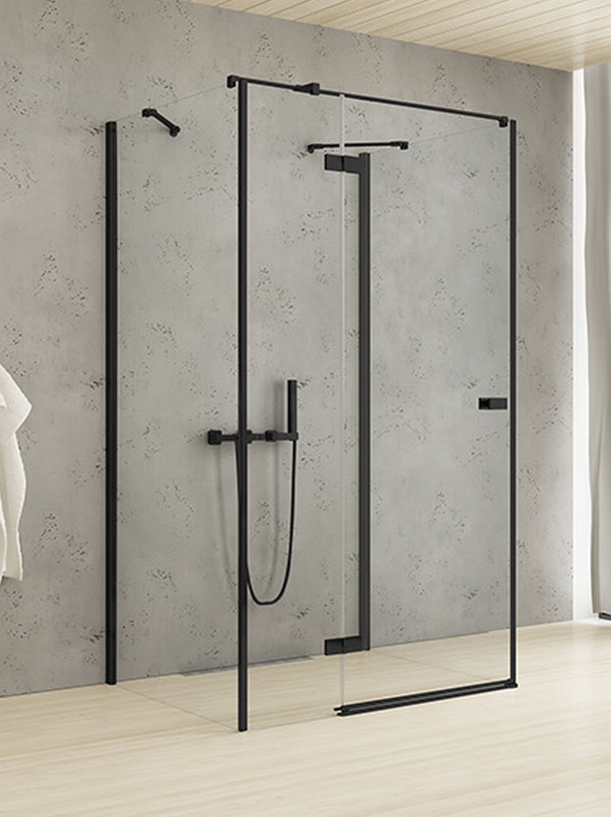 Kabina Prysznicowa Reflexa Black 120X90X200