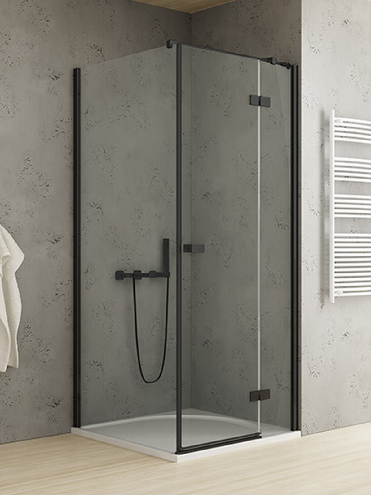 Kabina Prysznicowa Reflexa Black 100X90X200