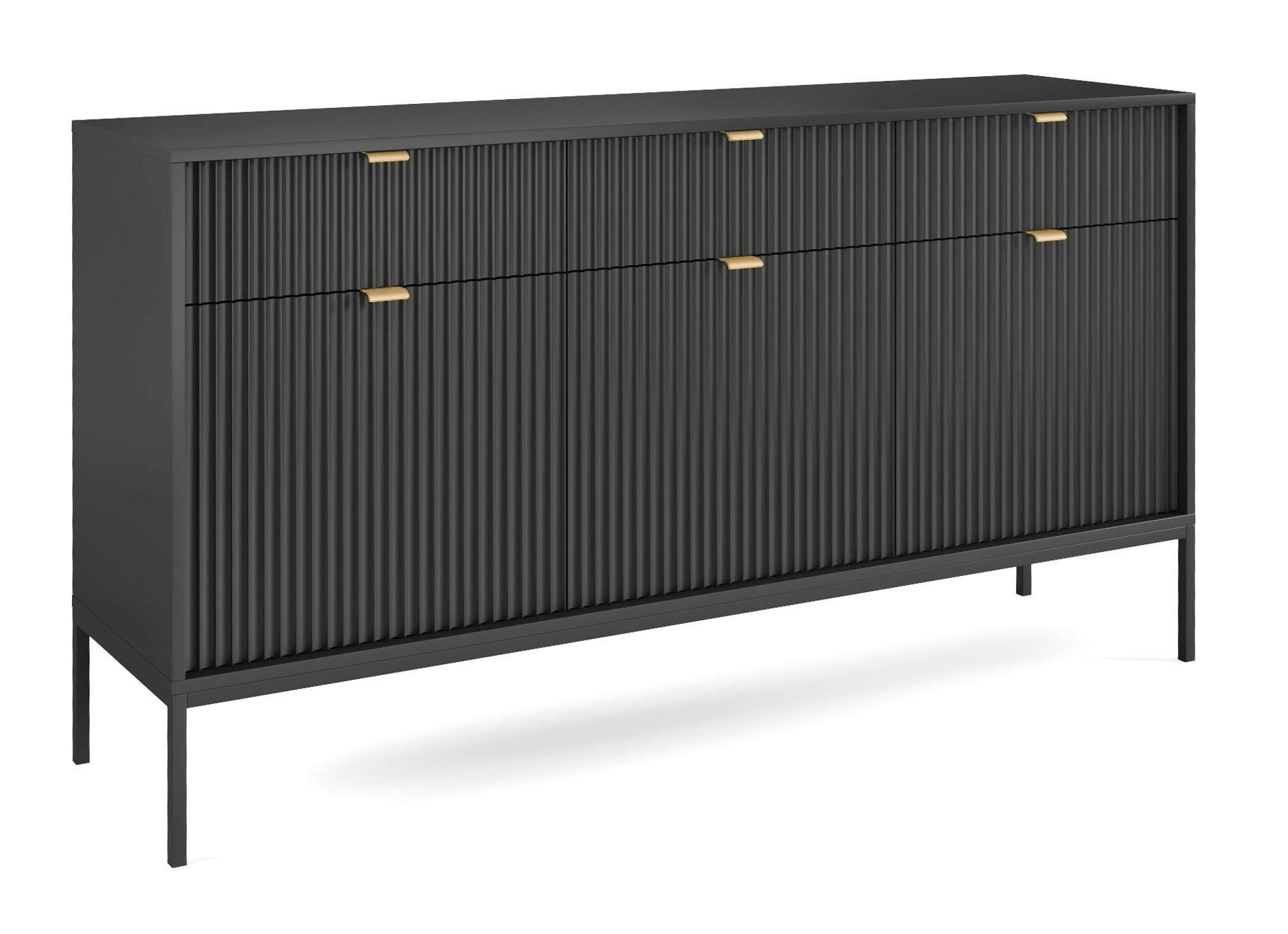 Komoda Nova Ksz154 Czarna