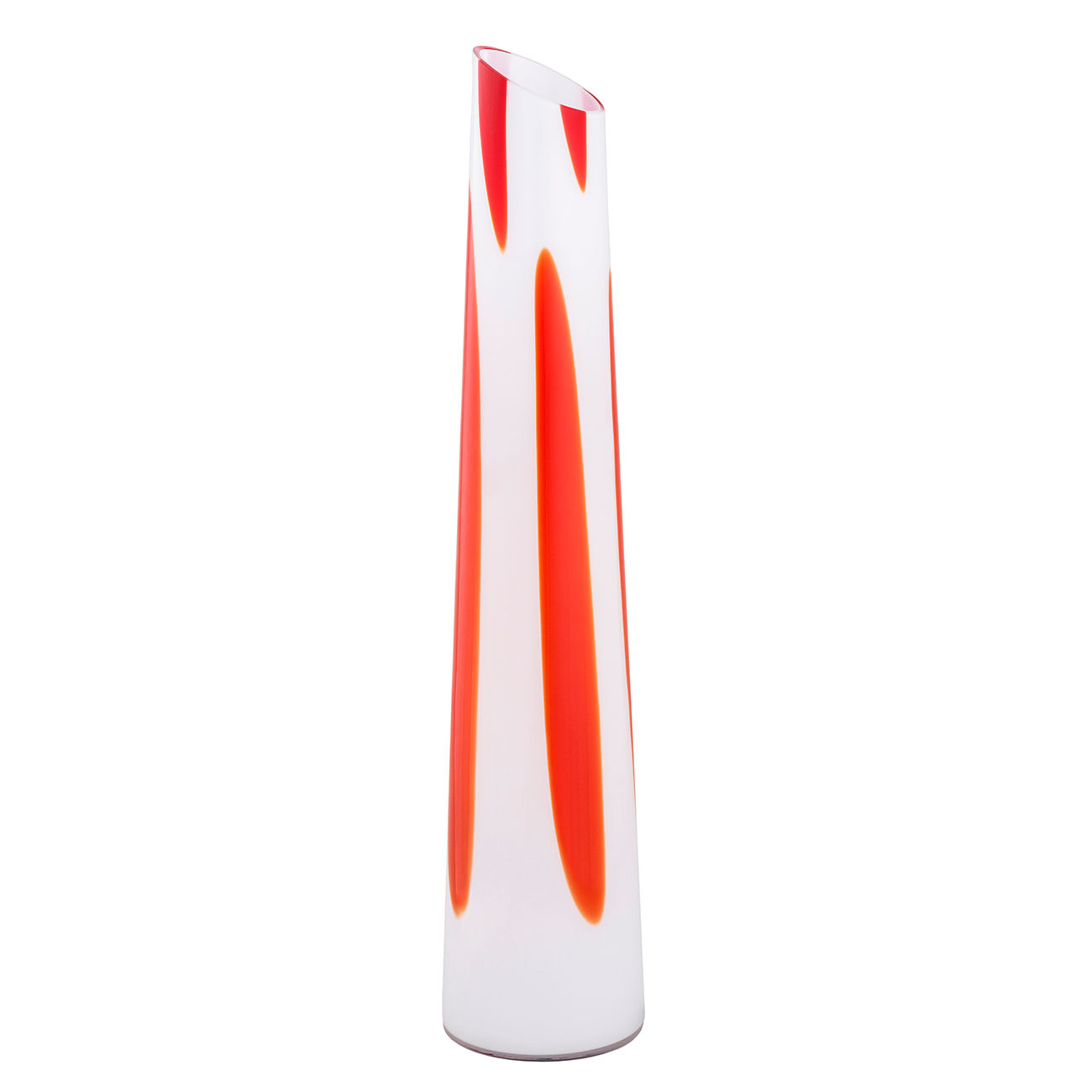 Lampa Podłogowa Polonia 7042 2Xe14 Opal/Czerwona