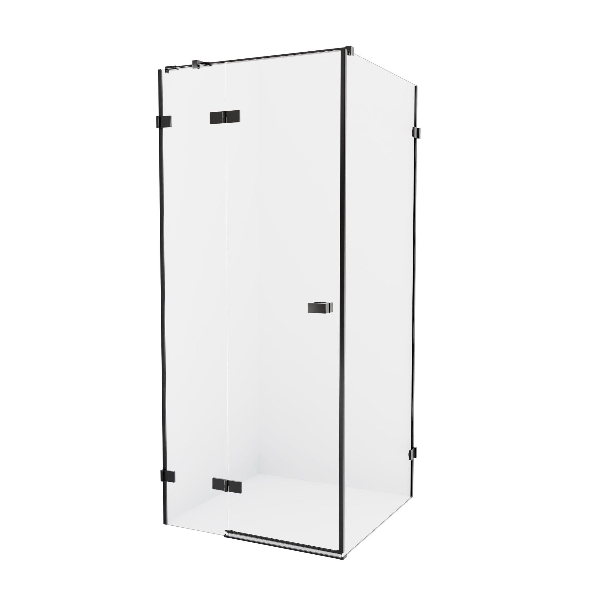 New Trendy Kabina prysznicowa 80x70 Avexa Black EXK-1560