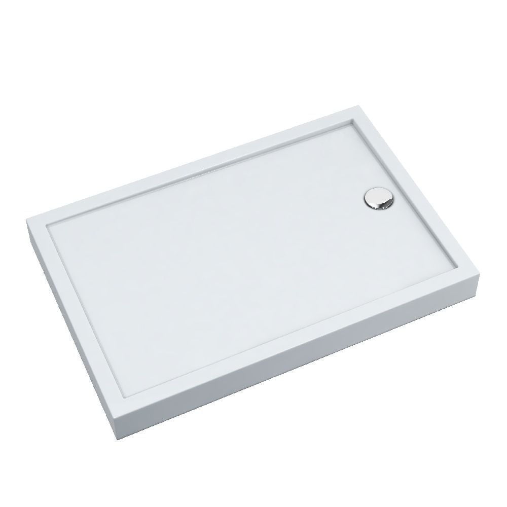 Brodzik Prysznicowy Cameron 80X130X12 Stabilsound Akryl Z Zintegrowana Podbudową 3St.c2P-80130