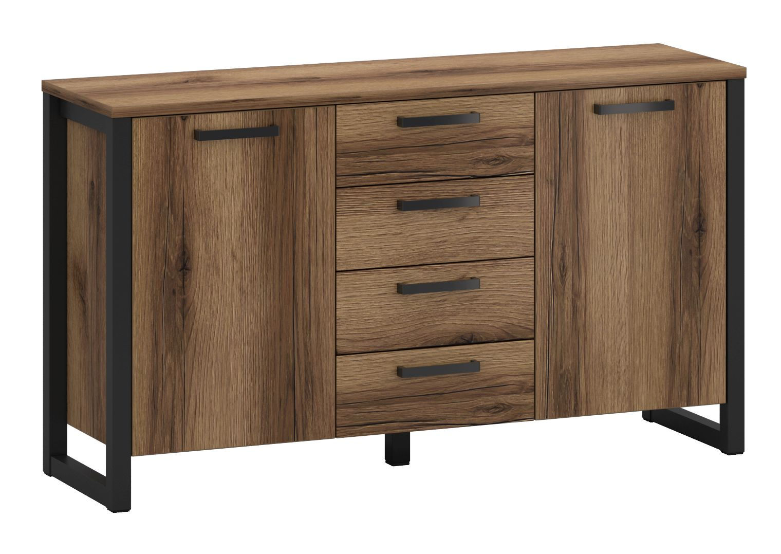 Komoda Mares 2D4S Dąb Delano