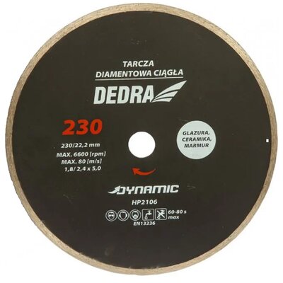 Dedra Tarcza diamentowa HP2106 1801do1900-61-uniw