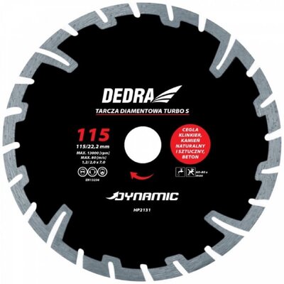 Dedra Tarcza diamentowa TURBO S HP2132 1801do1900-73-uniw