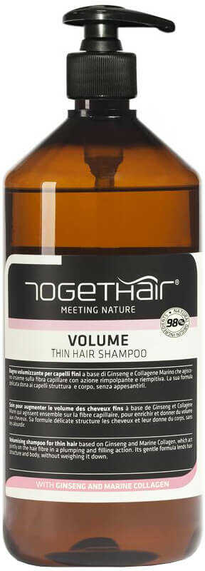 Togethair Volume Naturalny szampon zwiększający objętość włosów cienkich 1000ml