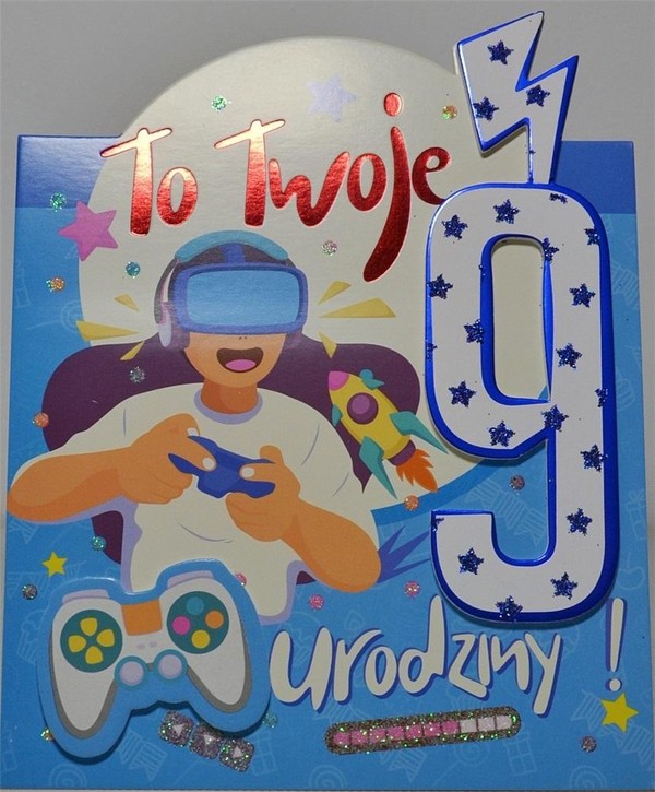 Karnet Urodziny 9 - YEKU