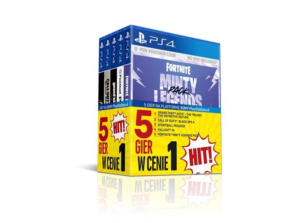 Opinie o Zestaw pięciu gier na PS4 Gra