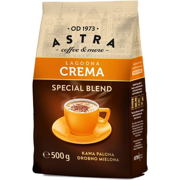 Astra Łagodna Crema 500g kawa mielona