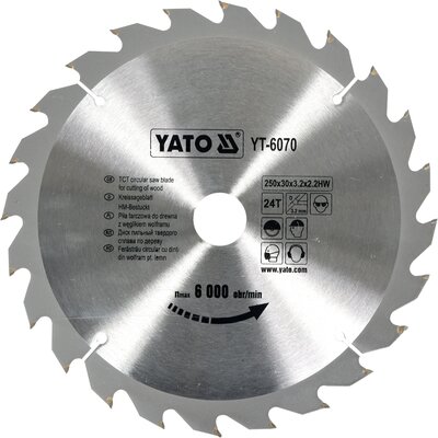 Yato YT-6070 Piła tarczowa 250x24x30