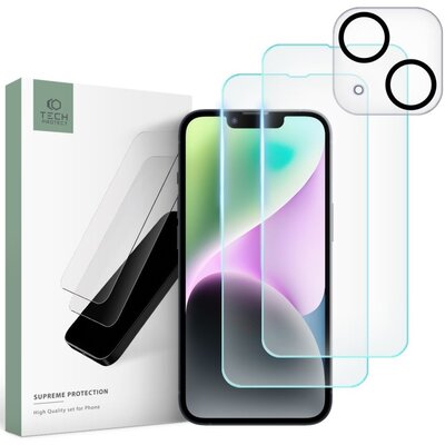 Tech-Protect Szkło hartowane Supreme Set do Apple iPhone 14 (3szt.)