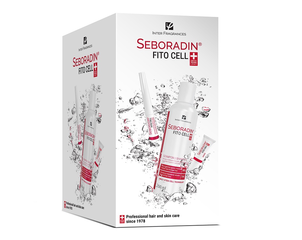 Seboradin XMASS - Zestaw Fito Cell (Serum 15x6 g + Aktywator do rzęs + Szampon)