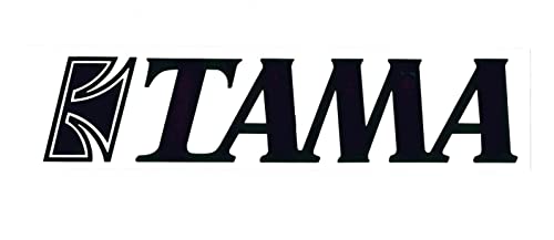 TAMA Logo naklejka 60 mm x 280 mm - czarna (TLS120BK)