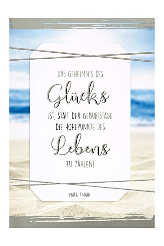 Kartka urodzinowa Lifestyle kartka tekstowa szczęście 11,6 x 16,6 cm