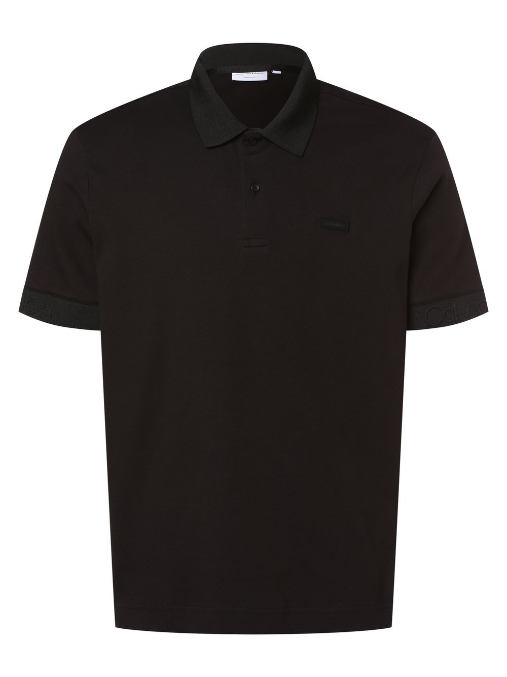Calvin Klein - Męska koszulka polo, czarny