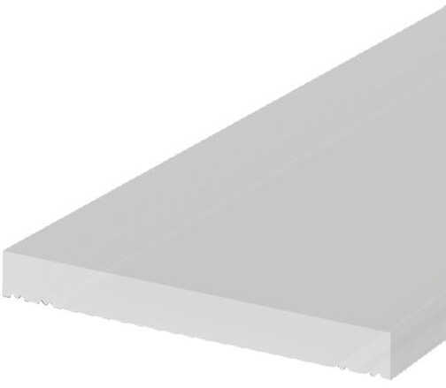Przesłonka C8 do profilu P24-2 LED 100cm mleczna