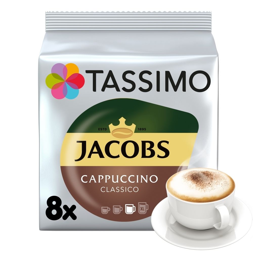 Kapsułki TASSIMO Jacobs Cappuccino Classico do ekspresu Bosch Tassimo