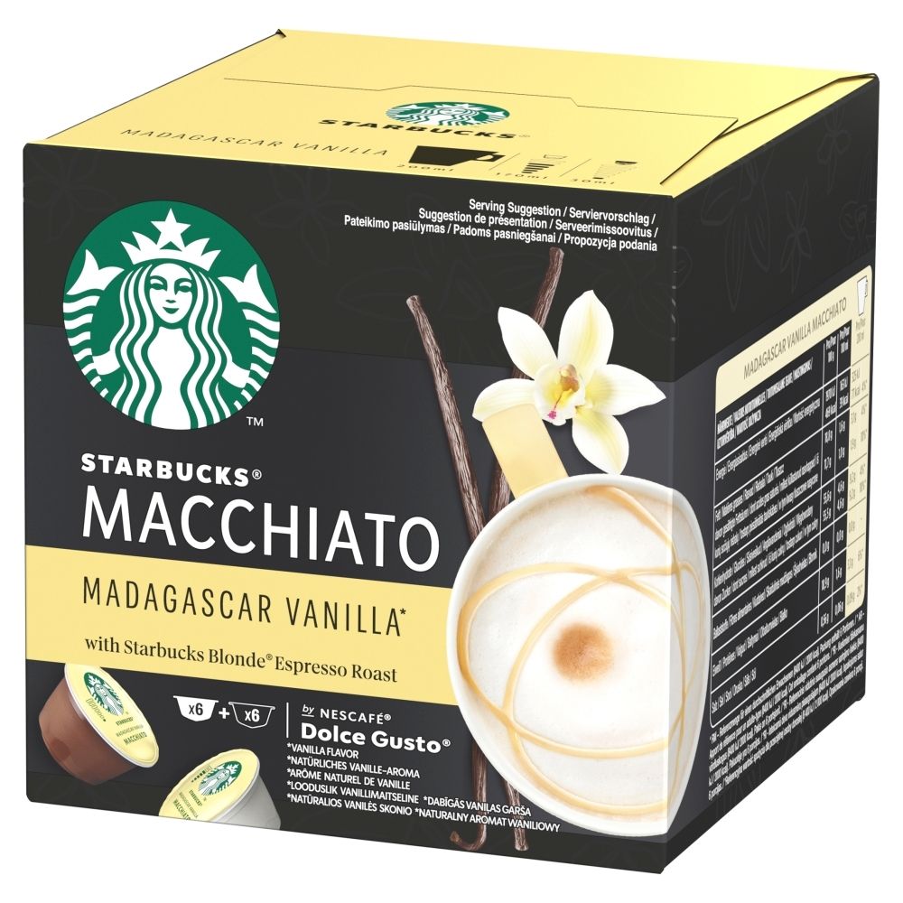 Kapsułki STARBUCKS Macchiato do ekspresu Nescafe Dolce Gusto