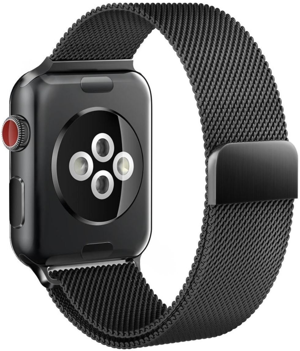 Pasek TECH-PROTECT MilaneseBand do Apple Watch 6/7/8/9/10/SE (40/41/42mm) Czarny