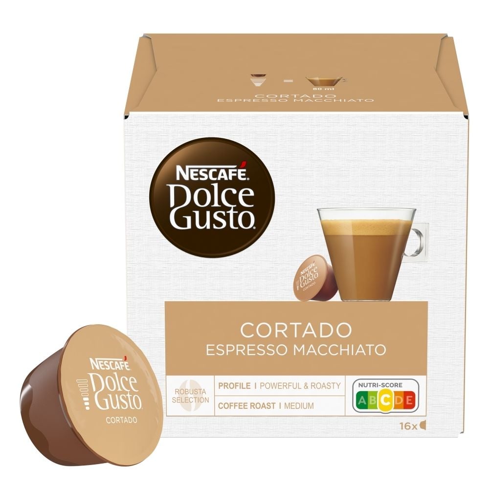 Kapsułki NESCAFE Cortado do ekspresu Nescafe Dolce Gusto