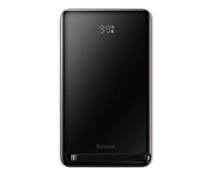 Baseus Powerbank Magnetic 10000mAh 20W różowy