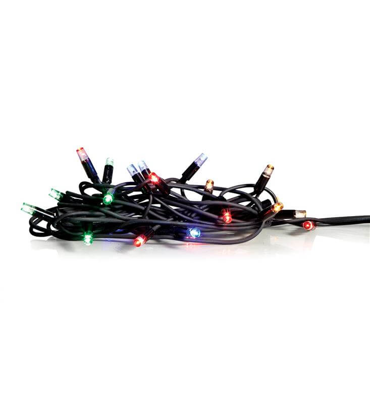 Iluminacja świąteczna światełka 6,7m 50 LED 4,6W kolorowe