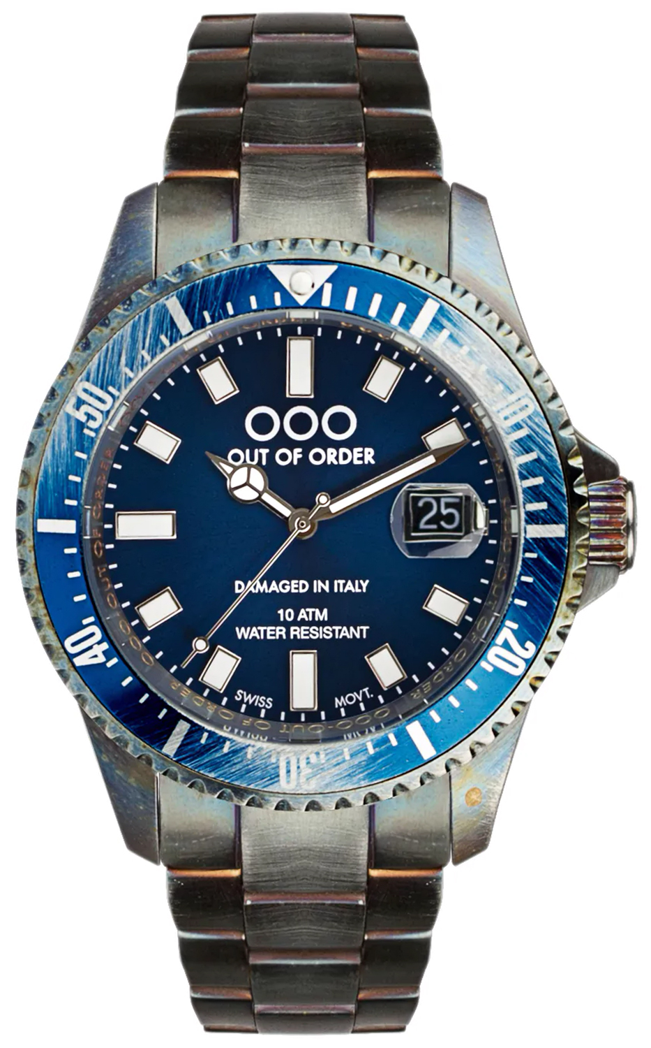 Zegarek Out Of Order 001.18-BL.CR BLUE CASANOVA