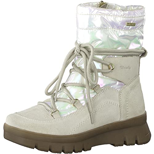 Tamaris Comfort Damskie sztyblety 8-86413-29-411, kość słoniowa, 37 EU Weit