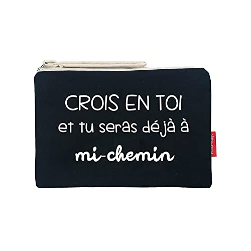 hello-bags Damski N-002-croisentoi kosmetyczka/portfele, czarny, średni, czarny, m