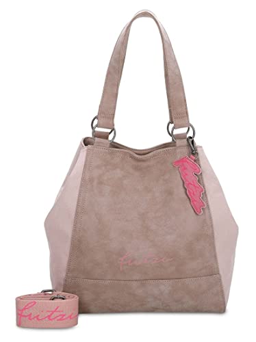 Fritzi aus Preussen Joy01 Vintage Mix Taupy Shopper damski, beżowy, beżowy