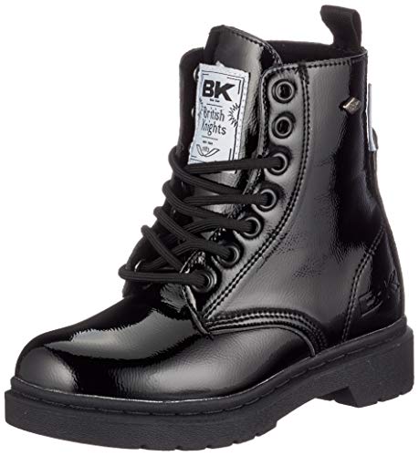 British Knights Dziewczęce sneakersy Blake, czarny błyszczący, 32 EU