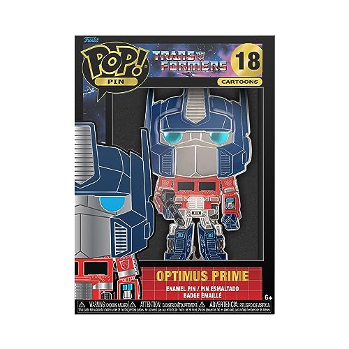 Loungefly Funko Large POP! Szpilka emaliowana - Optimus Prime - Transformers: Optimus Prime Chase Group - Transformers Classic igły emaliowane - urocza broszka do kolekcjonowania - do plecaków i toreb