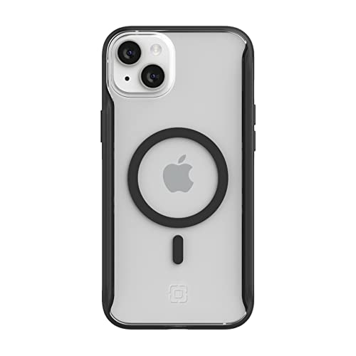 Incipio AeroGrip etui na telefon MagSafe, smukłe, dopasowane do kształtu i niewiarygodnie ochronne - czarny/przezroczysty (IPH-2022-BLKC)