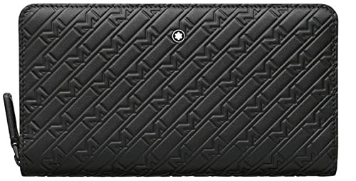 Montblanc MB M_gram 4810 LT Wallet 12cc Portfel Zip, Mężczyźni, BK (Czarny), Jeden rozmiar