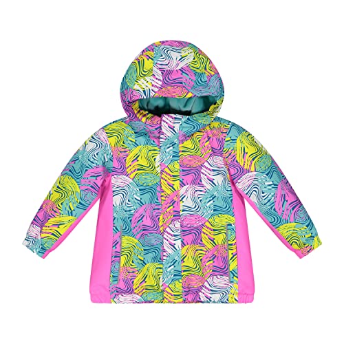 CMP - Child Jacket Fix Hood, Unisex, Purple F.-Acqua, 104