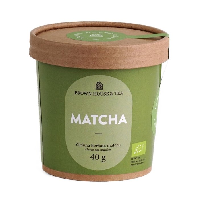 BIO Zielona herbata Brown House & Tea Matcha 40g