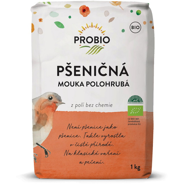 Probio - Mąka pszenna półgruba, BIO, 1kg