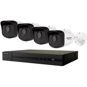 Фото - Комплект відеоспостереження Hikvision System kamer  HiWatch 1x NVR HWN-2104MH-4P(C)/ 4x IP kamera HWI-B 