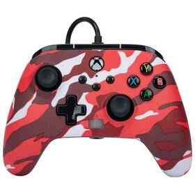 Kontroler PowerA Enhanced Wired pro Xbox Series X|S - Red Camo (1525942-01)