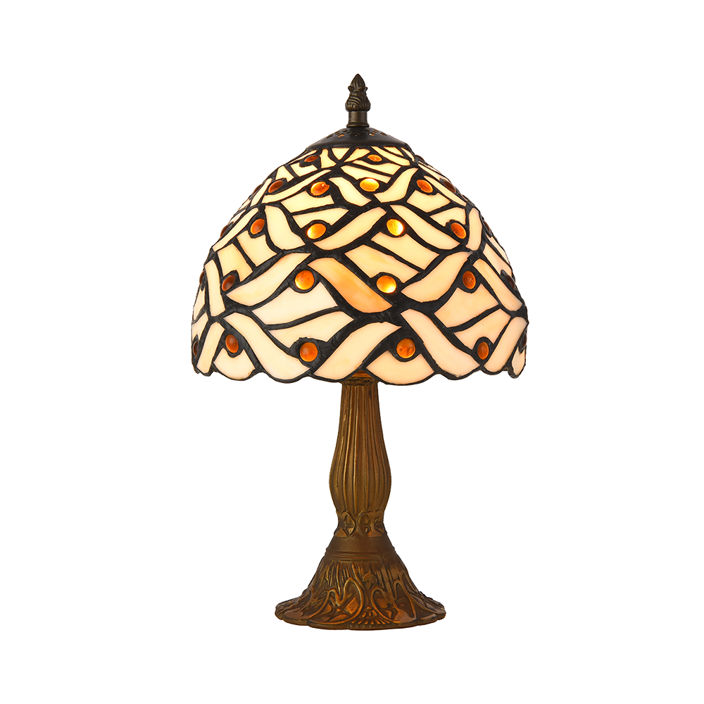 Lampa stołowa witrażowa TIFFANY 1X40W E14 224 PREZENT