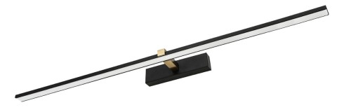 Venus LED IP44 kinkiet łazienkowy/obrazowy czarno-złoty L90/18W