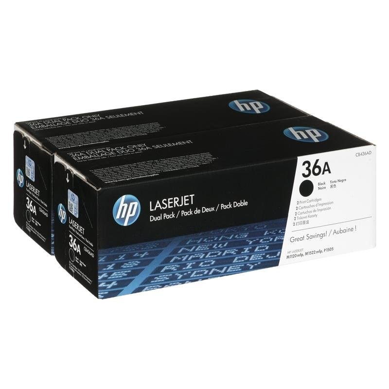 Toner HP CB436AD Dual Pack black