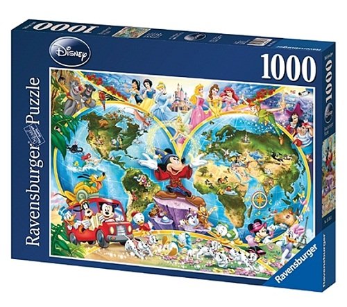 Trefl Puzzle 1000 Mapa świata wg #039;a wysyłka w 24h !
