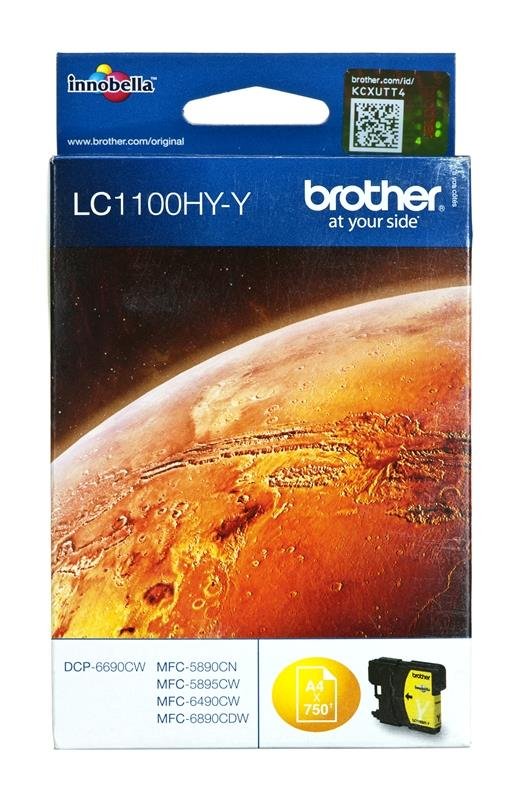 Brother Brother LC 1100 HY żółty (LC1100HYY)