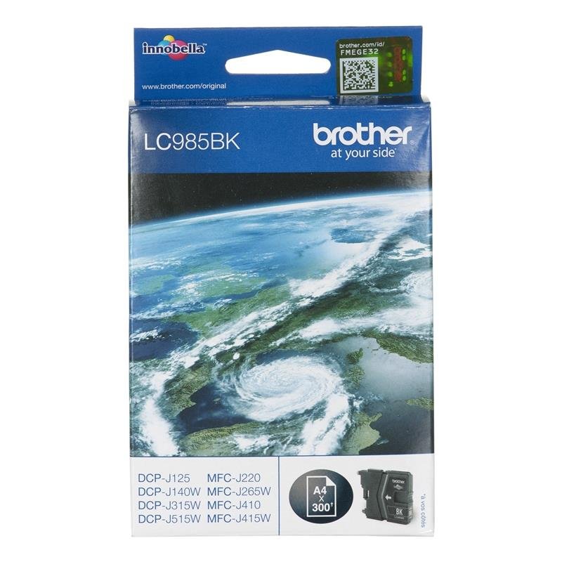 Brother Tusz Brother czarny LC985BK=LC-985BK, 300 str. EXPBROABR0172