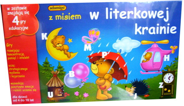 Adamigo W literkowej krainie